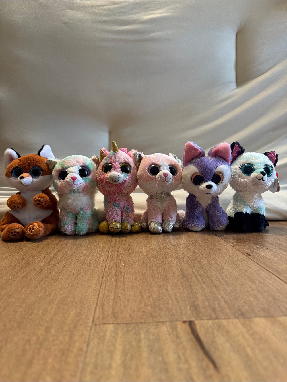 Ty Plush Beanie Boos Pastel Multi Animal Set